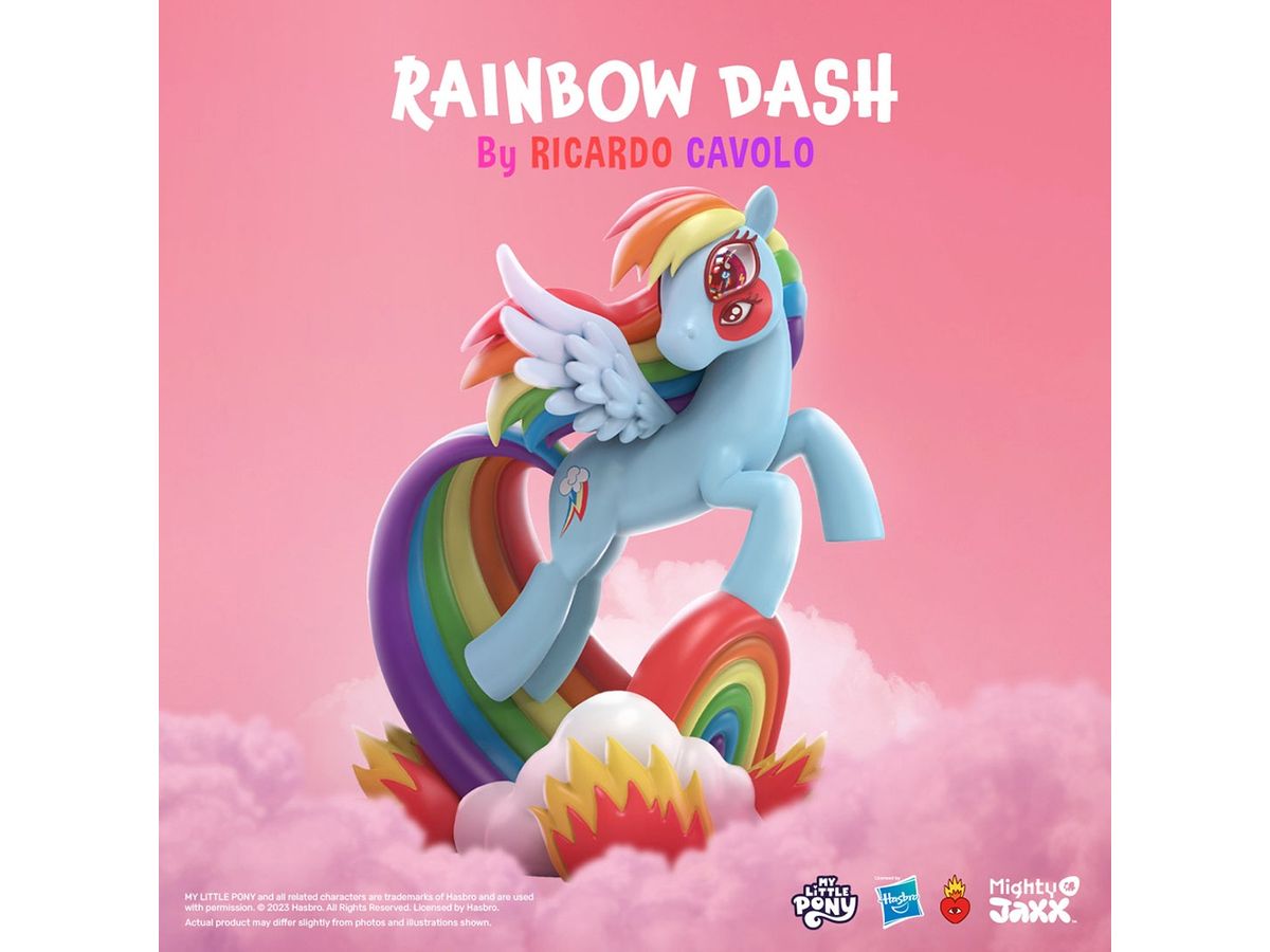 My Little Pony / Rainbow Dash by Ricardo Cavolo 9 inch Vinyl Art Statue