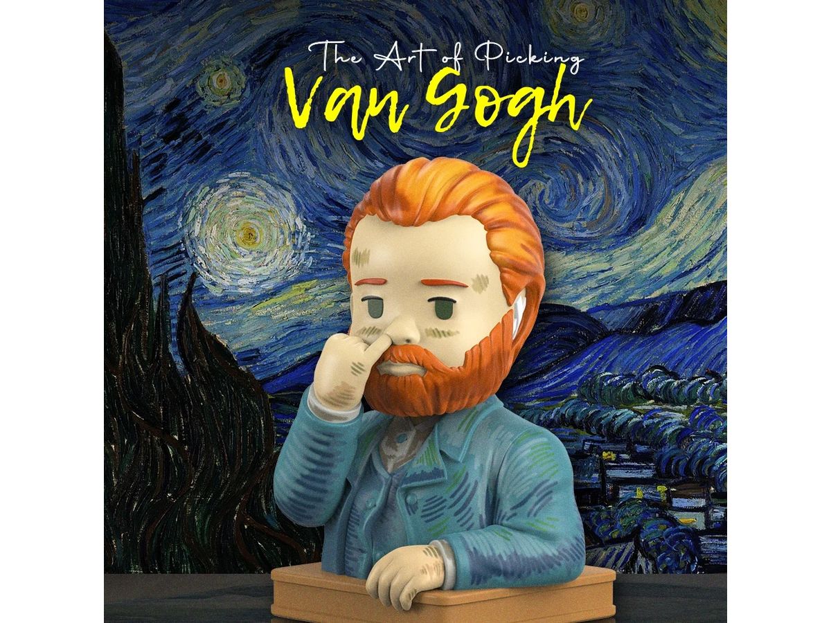 The Art of Picking / Van Gogh by Po Yun Wang 7.1 Inch Vinyl Art Statue