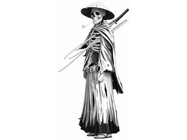 Shadowed Samurai by Rob Bowyer 10inch Vinyl Art Statue