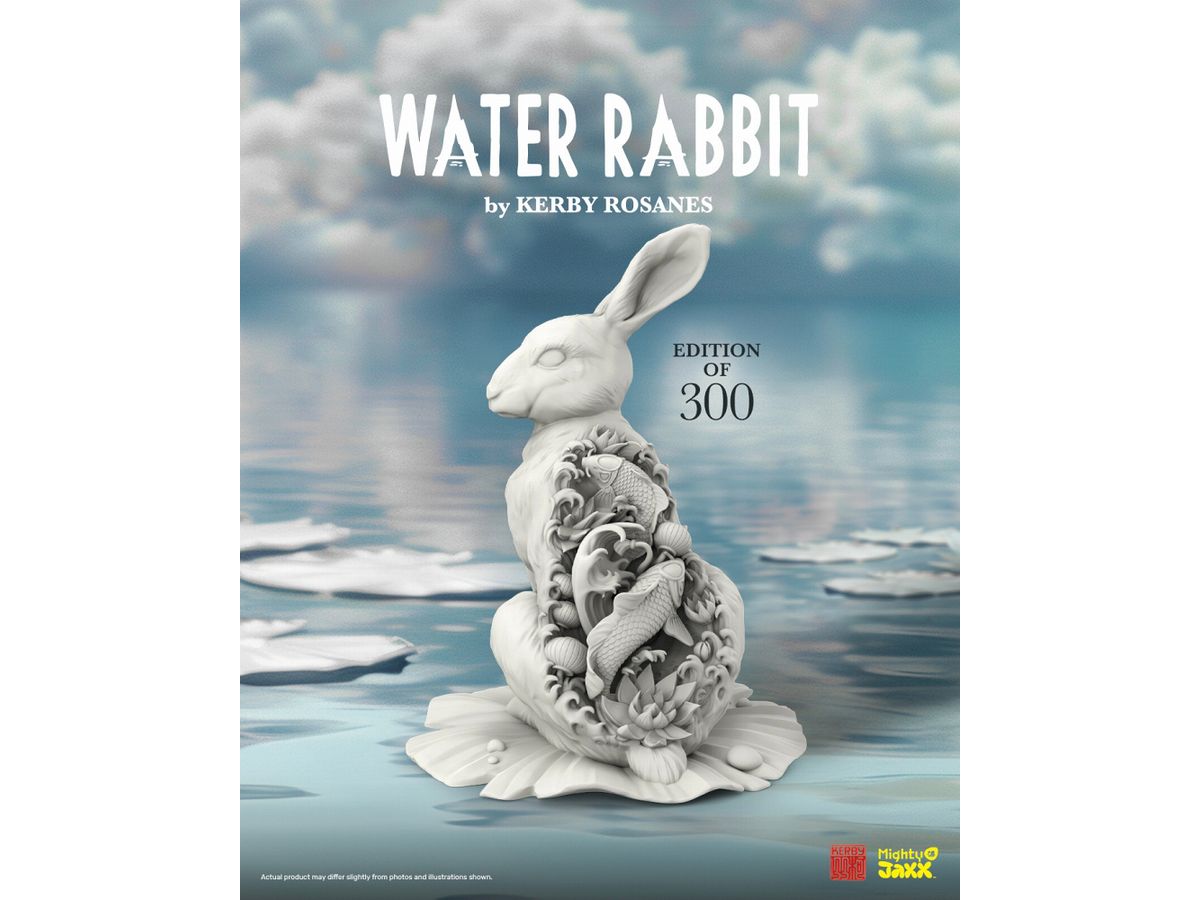 Water Rabbit by Kerby Rosanes 10 inch Polystone Statue