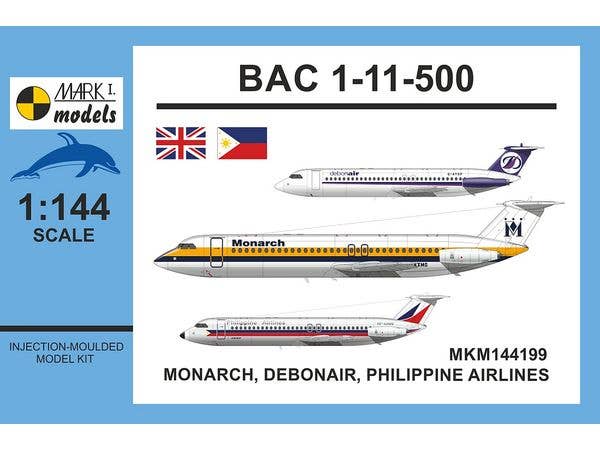 BAC 1-11-500 'Monarch, Debonair, PAL'