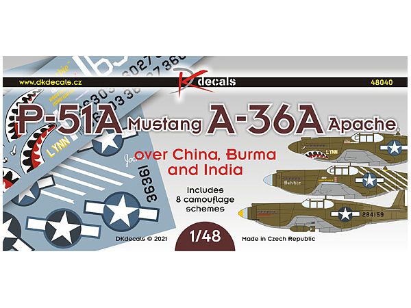 P-51A/A-36A over China, Burma and India