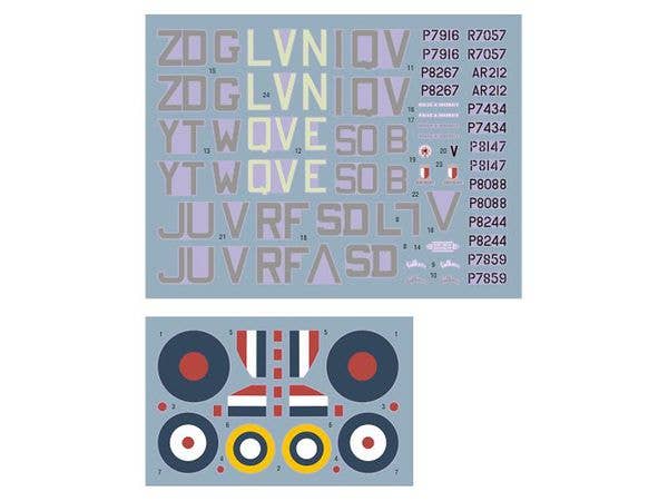 Spitfire Mk.I/II of Czechoslovak pilots in RAF squadrons