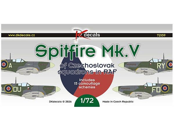 Spitfire Mk.V of Czechoslovak squadrons in RAF