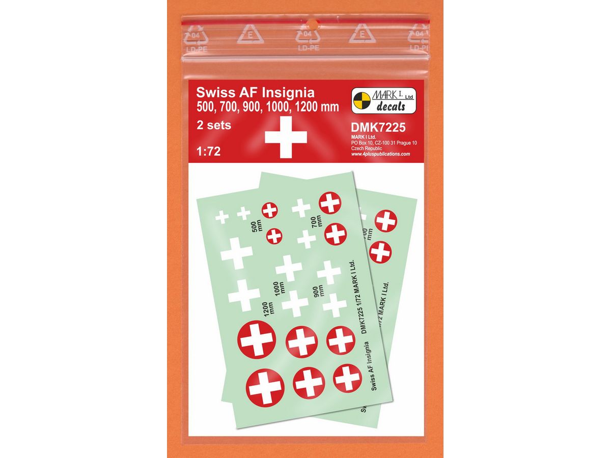 Swiss AF Insignia, 2 sets