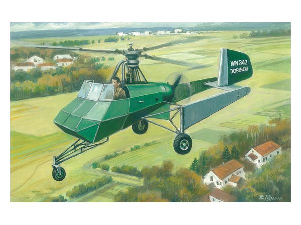 Doblhoff WNF 342 German WW.II Prototype Helicopter