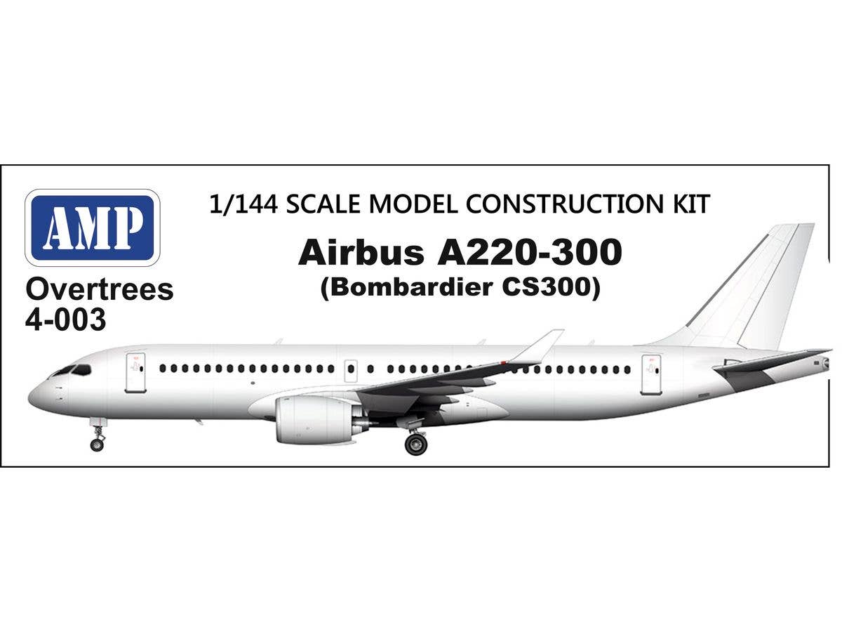 Airbus A220-300 (Bombardier CS300) overtrees