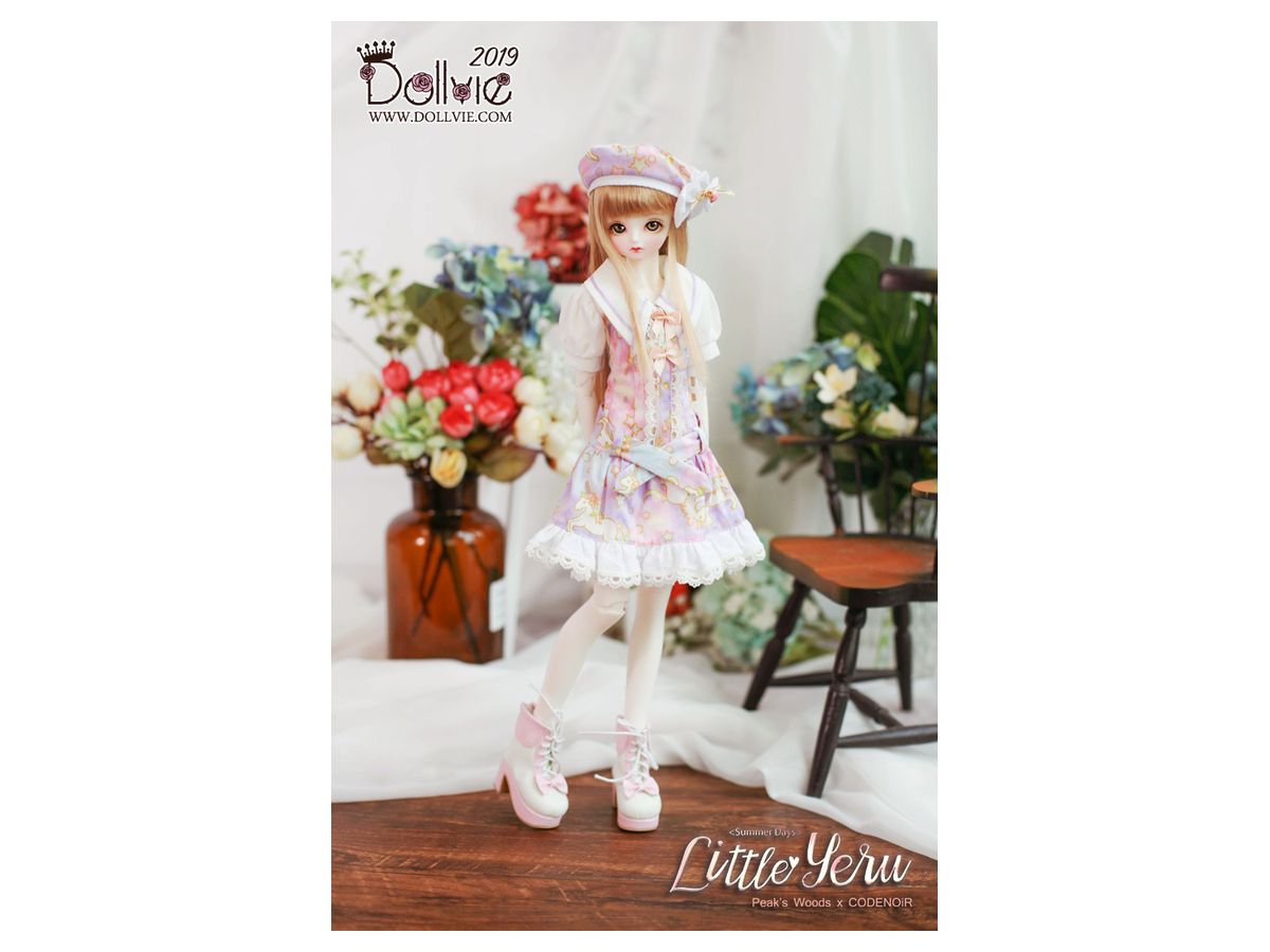 Peak's Woods x CODENOiR 46cm Dollvie 2019 ver. Little Yeru -Summer Days- Body Blushing Full Set