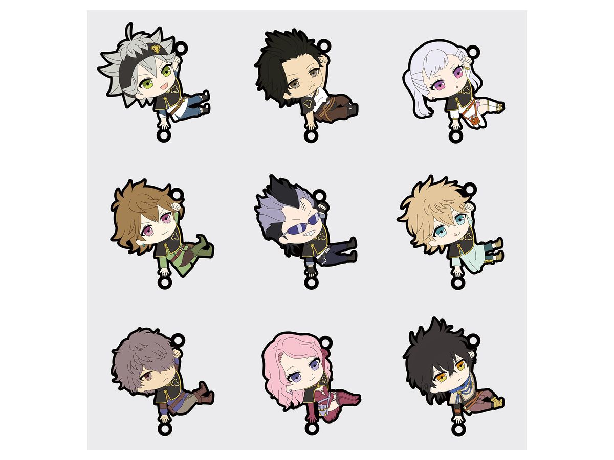 Black Clover: Trading Rubber Strap 1Box 9pcs