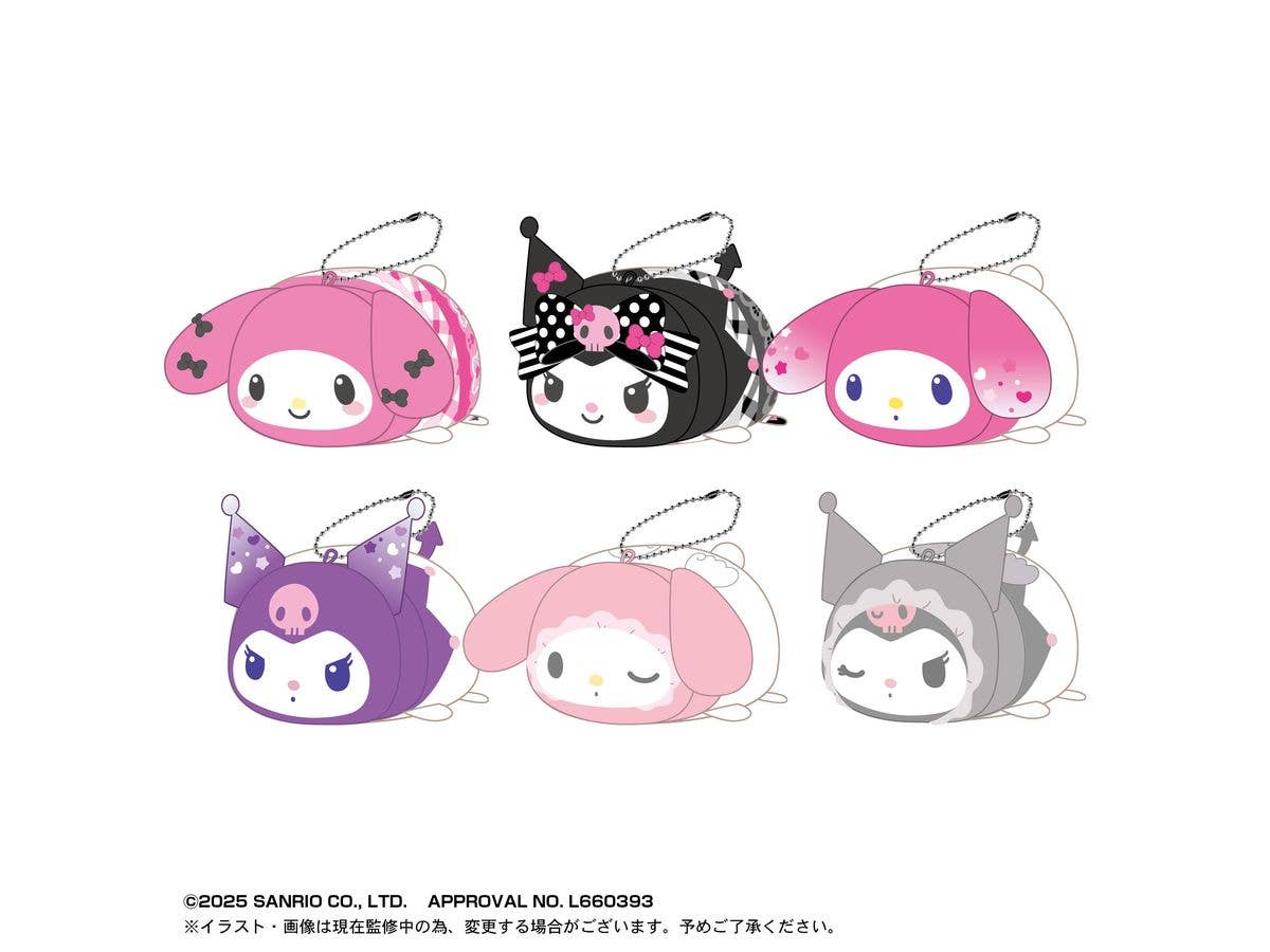Sanrio Characters: Potekoro Mascot 8: 1Box (6pcs)