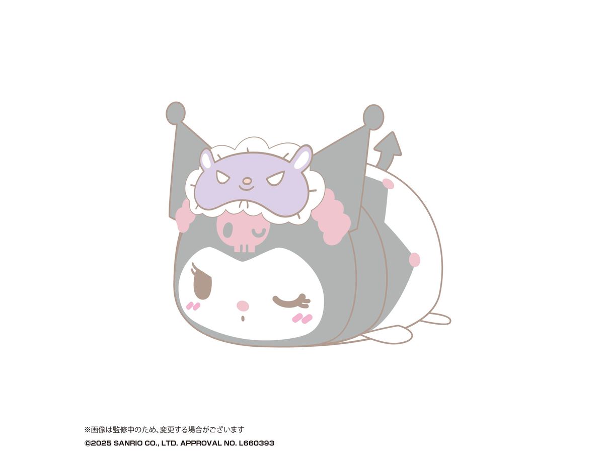 Sanrio Characters: Sr-134 Potekoro Mascot Msize 4 B Kuromi