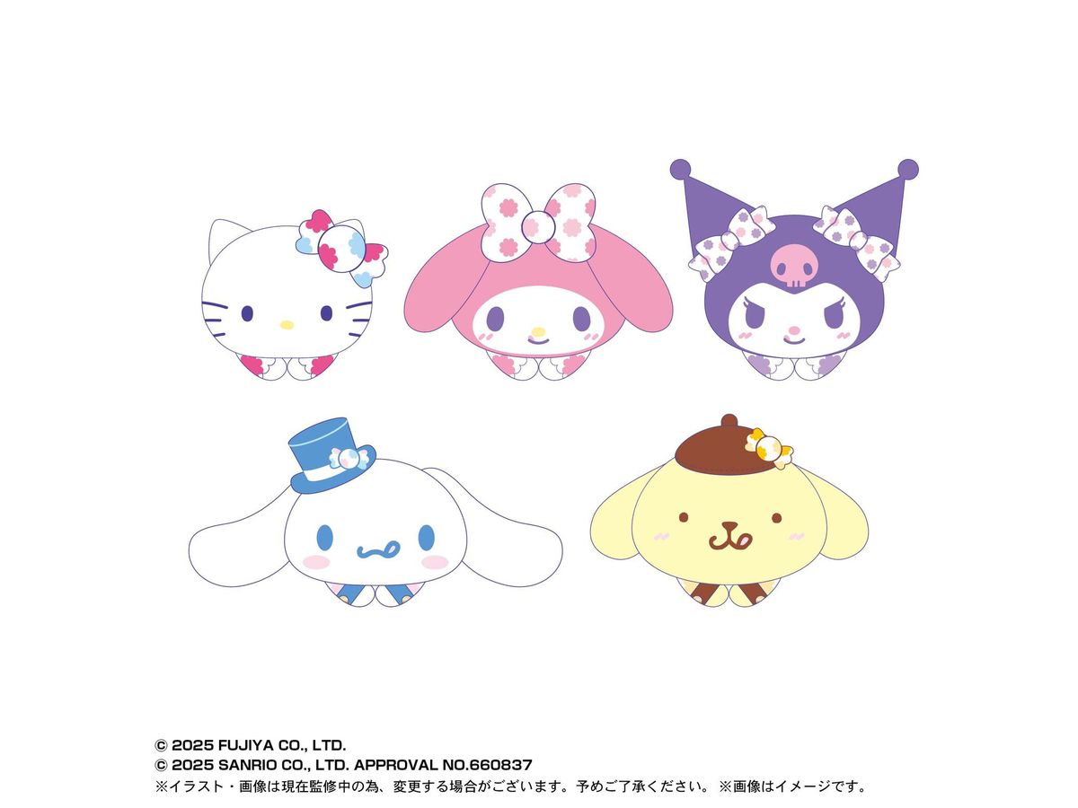 Milky x Sanrio: Hug Chara Collection 1Box 5Pcs