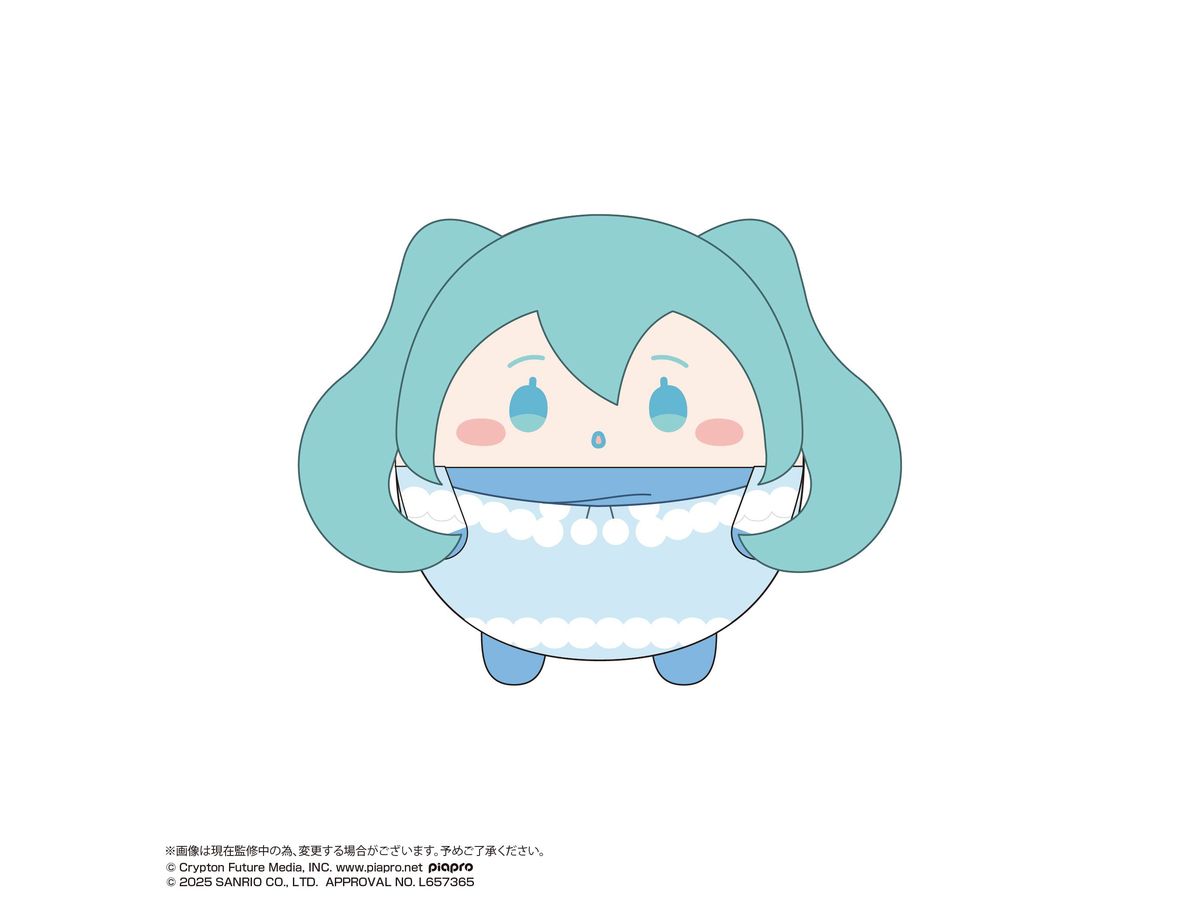 MC-22 Hatsune Miku x Cinnamoroll: Fluffy M Size 3E Hatsune Miku (Scarf)