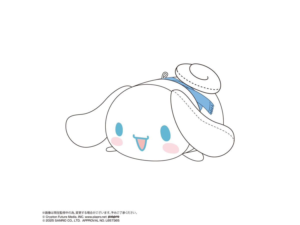 Mc-25 Hatsune Miku x Cinnamoroll: Potekoro Mascot Big3F Cinnamoroll (Scarf)