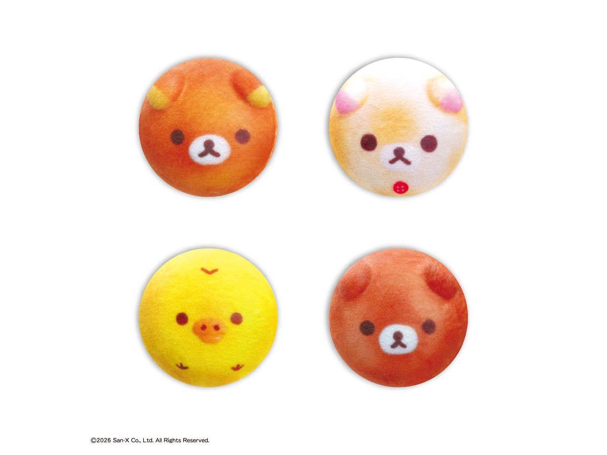 Rilakkuma: Tear-and-Share Bread Badge: 1Box (30pcs)