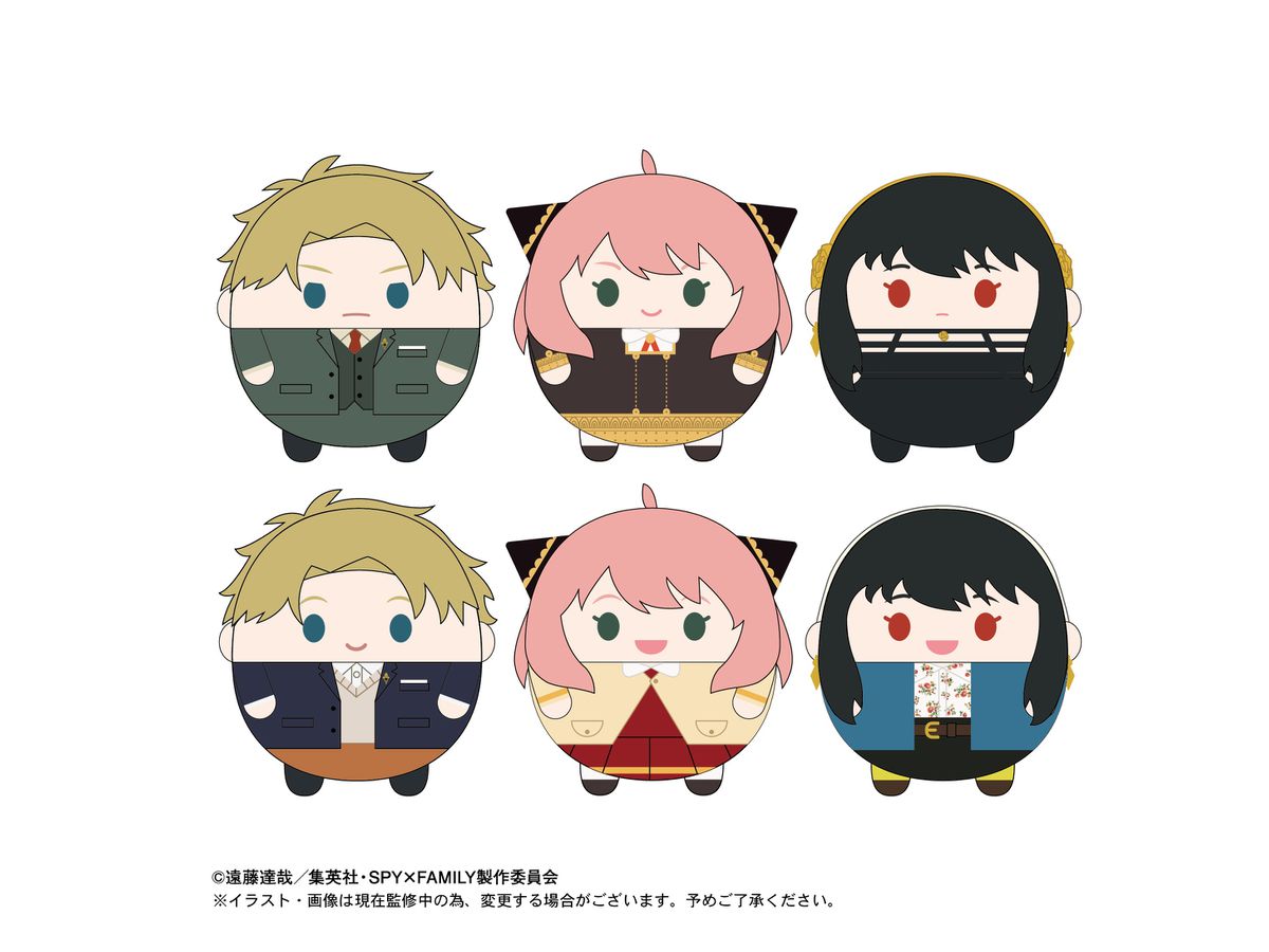 Spy x Family: Fuwa Kororin: 1Box (6pcs) (Reissue)