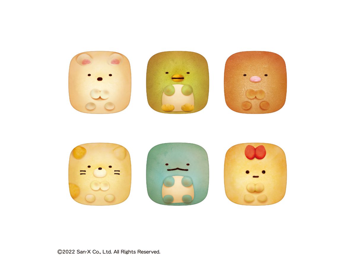 Sumikko Gurashi: Chigiri Bread Squeeze Mascot 1Box 6pcs
