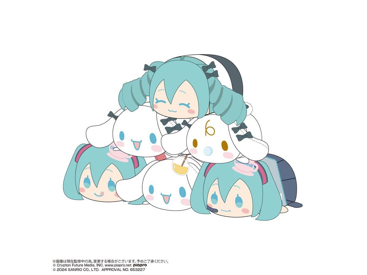 Hatsune Miku: MC-12 Hatsune Miku x Cinnamoroll Potekoro Mascot 2: 1Box (6pcs)
