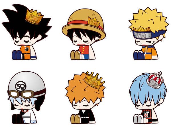 Weekly Shonen Jump 50th Anniversary Jump All Stars UTATANE Collection: 1Box (6pcs)