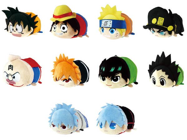 Weekly Shonen Jump 50th Anniversary Jump All Stars PoteKoro Mascot Petite: 1Box (10pcs)