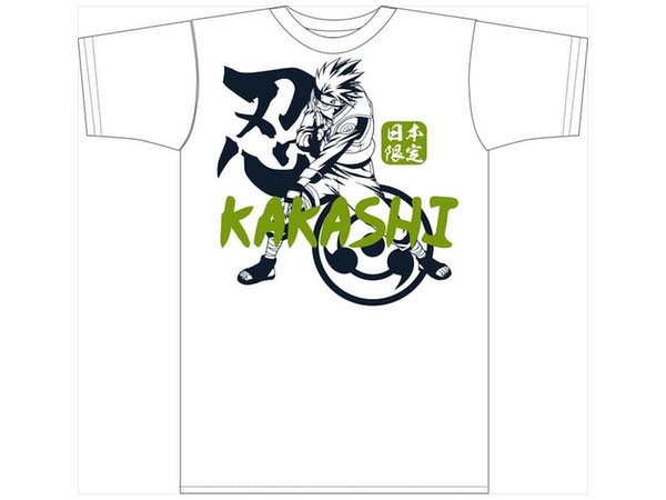 Naruto: Shippuden: Japan Exclusive Bottle T-shirt Kakashi White M