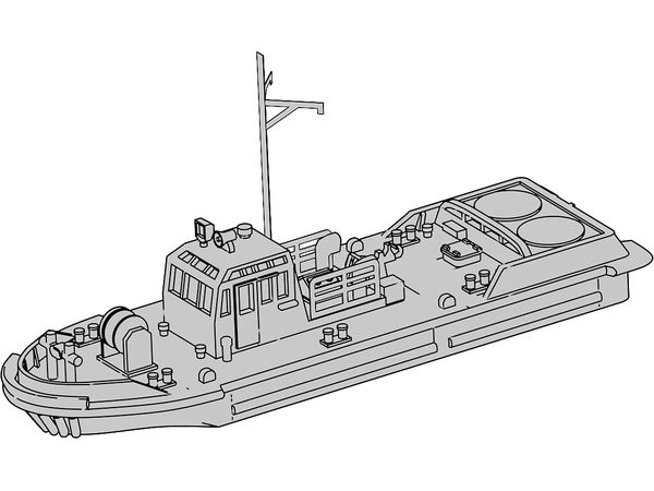 Maritime Self-Defense Force YT75 50t type Tugboat