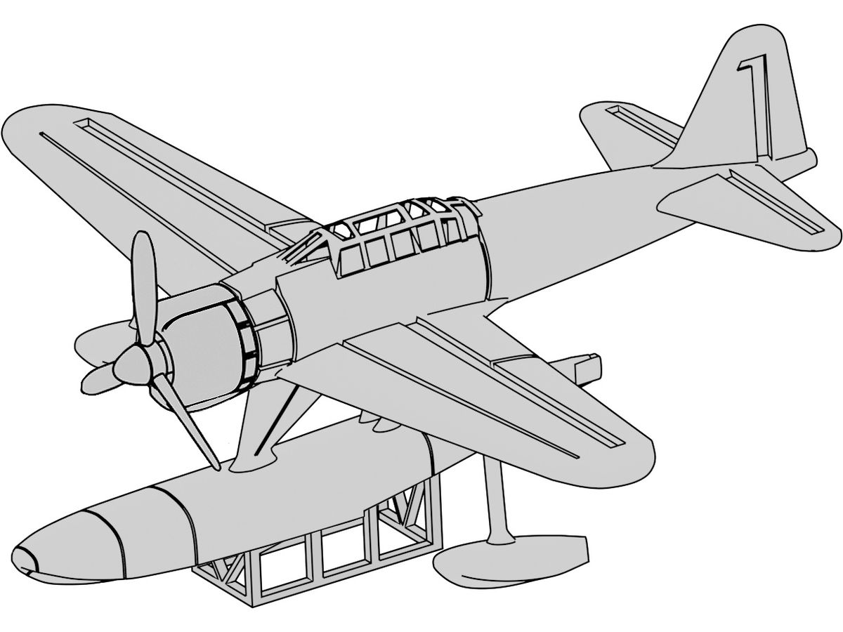 Japanese Navy A6M2-N Type 2 Fighter Seaplane