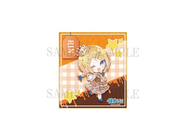 Hatsune Miku: Goods Art by U35 Rin Mini Shikishi