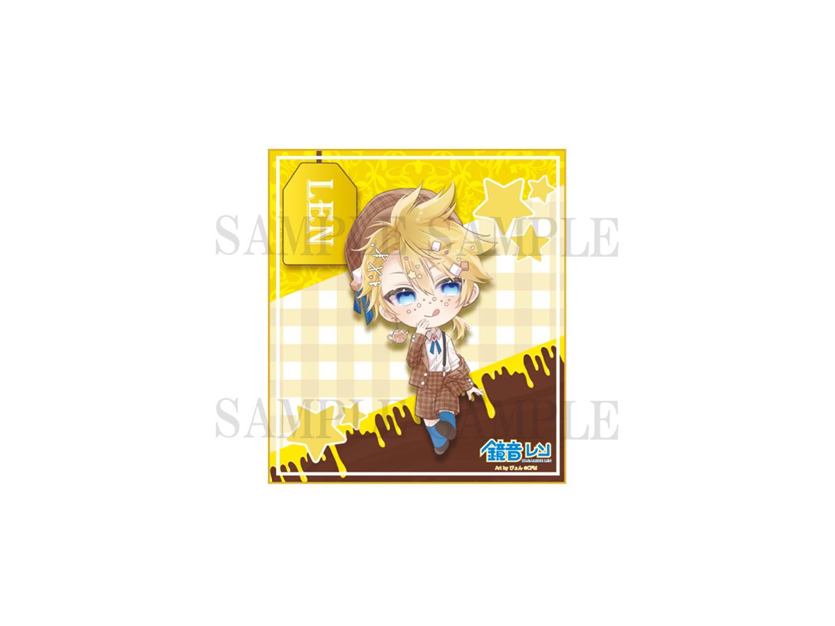 Hatsune Miku: Goods Art by U35 Len Mini Shikishi