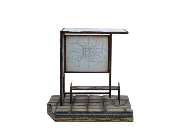 MMM Toys Bus Stop Diorama Base