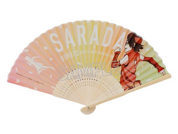 Boruto: Naruto Next Generations: Cloth Japanese fan Sarada