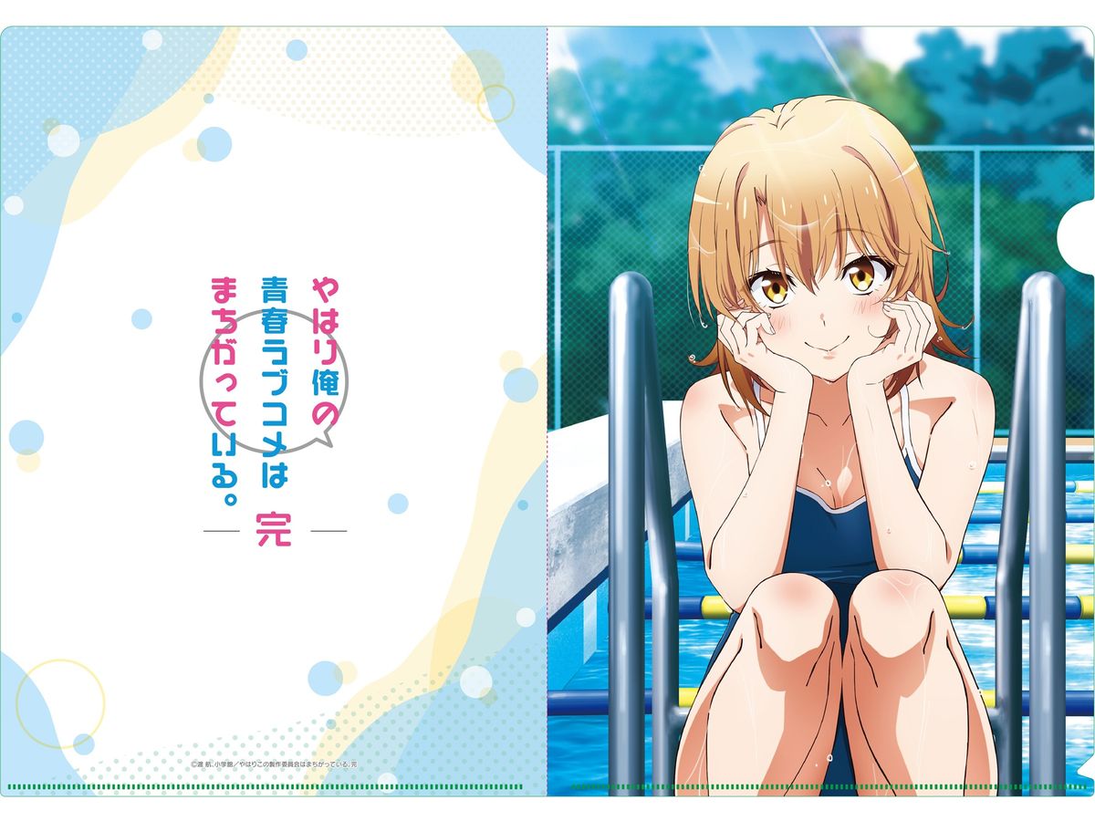 My Teen Romantic Comedy SNAFU Season 3: [Newly Drawn] School Swimsuit A4 Clear File Iroha