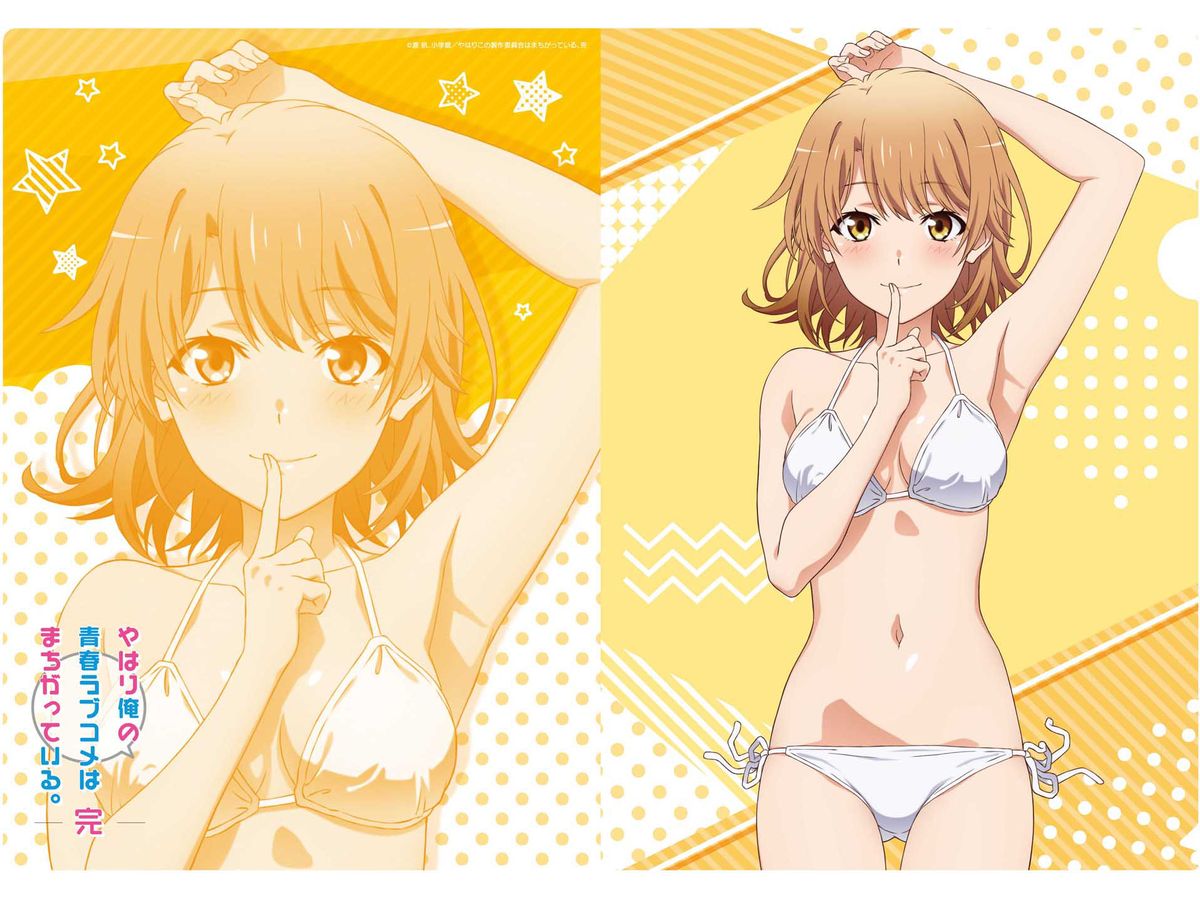 My Teen Romantic Comedy SNAFU Season 3: [Newly Drawn] A4 Clear File Iroha (White Bikini) (Reissue)