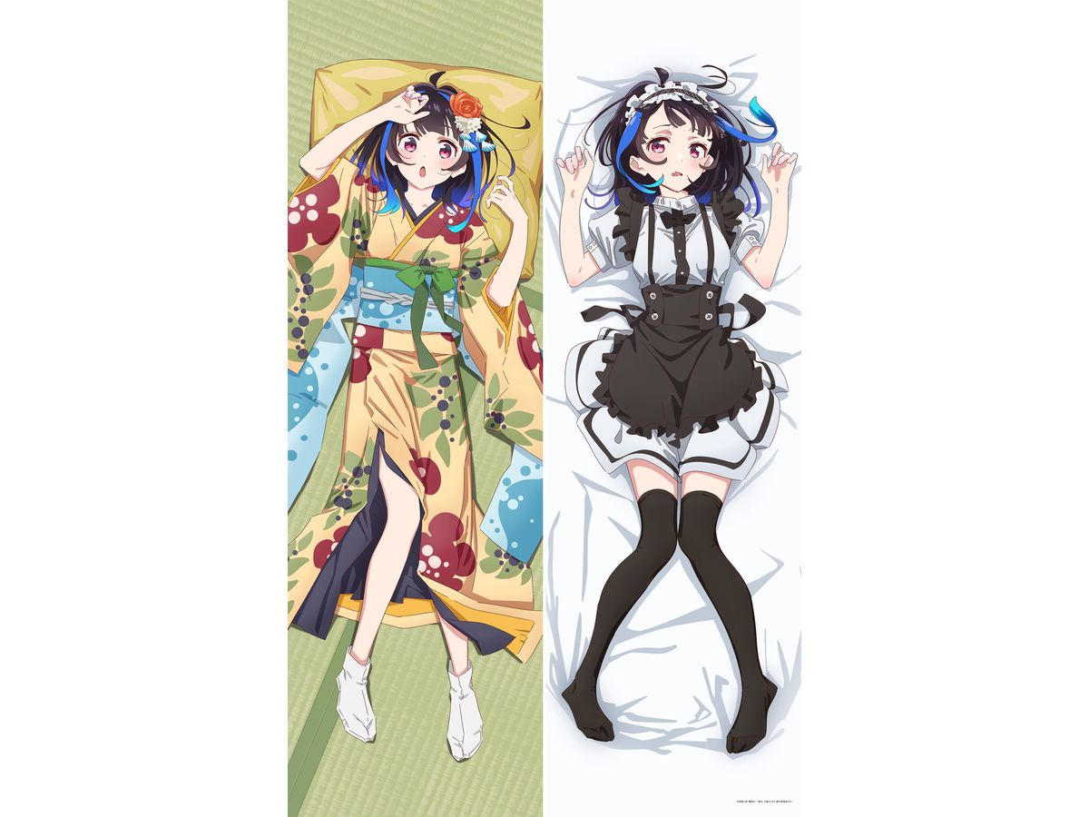 Rent-A-Girlfriend (Season 3): Newly Drawn Dakimakura Cover Mini Yaemori (Kimono & Maid Clothes Ver.) (Reissue)