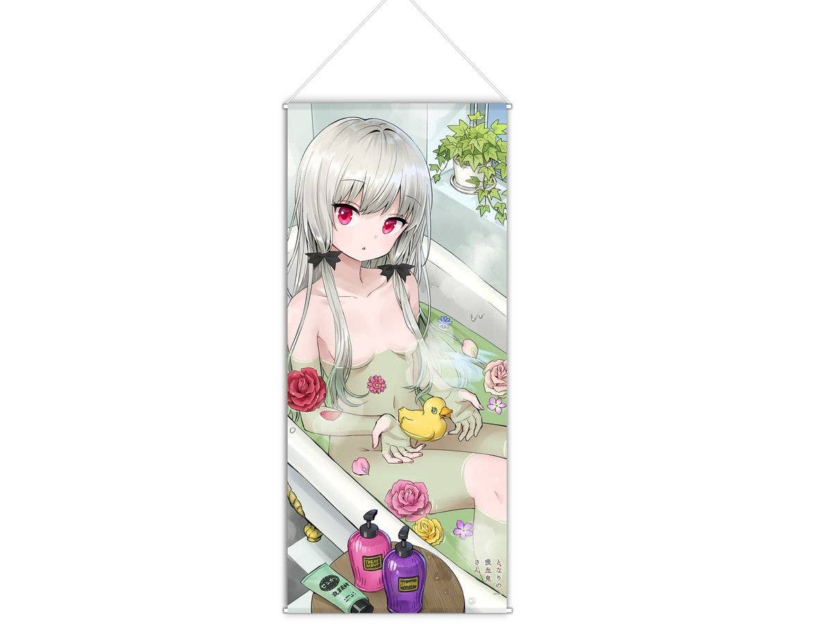 Ms. Vampire who lives in my neighborhood. (Original): Life Size Tapestry Sophie (Bath)