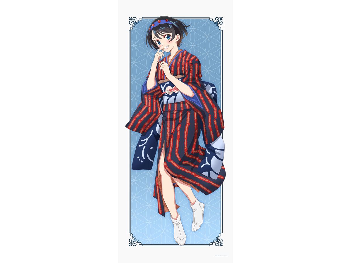 Rent-A-Girlfriend (Season 3): Newly Drawn BIG Tapestry Ruka Sarashina (Kimono Ver.)