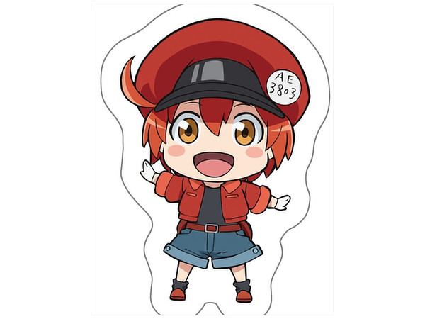 Cells at Work! Die-cut Cushion Red Blood Cell