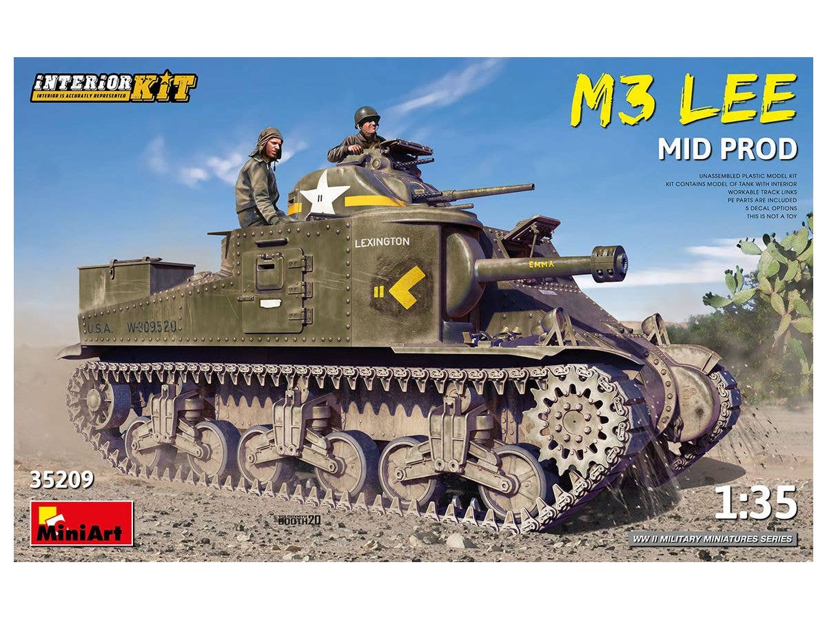 M3 Lee Mid-Term Full Interior (Interior Reproduction)