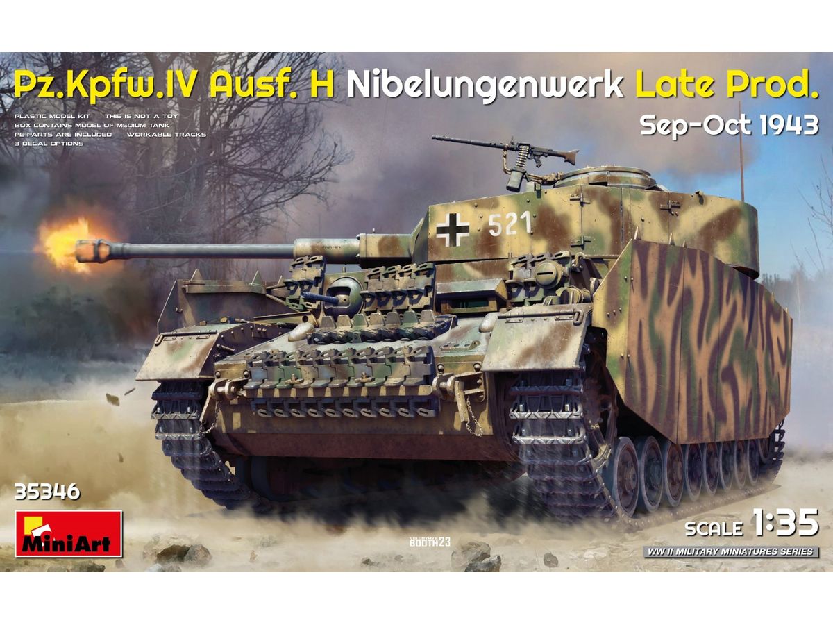 Pz.Kpfw.IV Ausf. H Nibelungenwerk Late Prod. Sep-Oct 1943