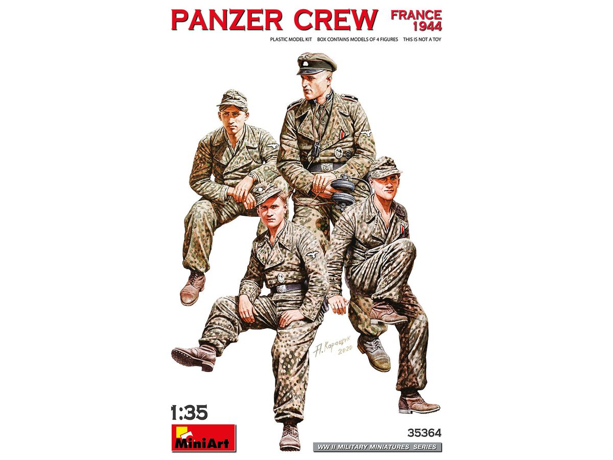 Panzer Crew. France 1944 Figure (Set of 4)