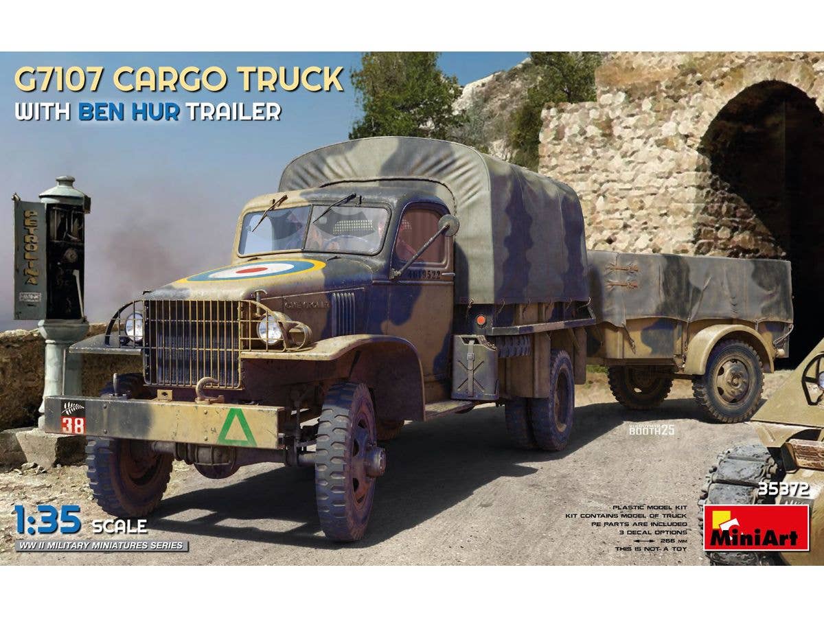 G7107 1,5T 4X4 Cargo Truck With Trailer