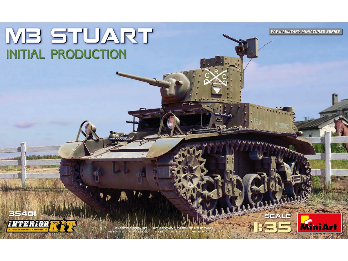 M3 Stuart Initial Production Interior Kit