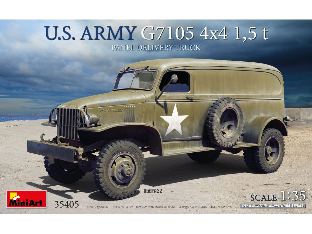 U.S. Army G7105 4x4 1,5 t Panel Delivery Truck