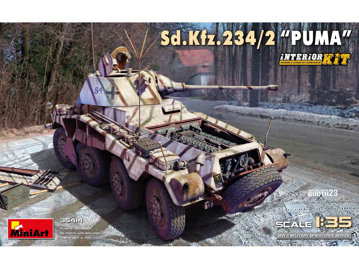 Sd.Kfz. 234/2 Puma. Interior Kit