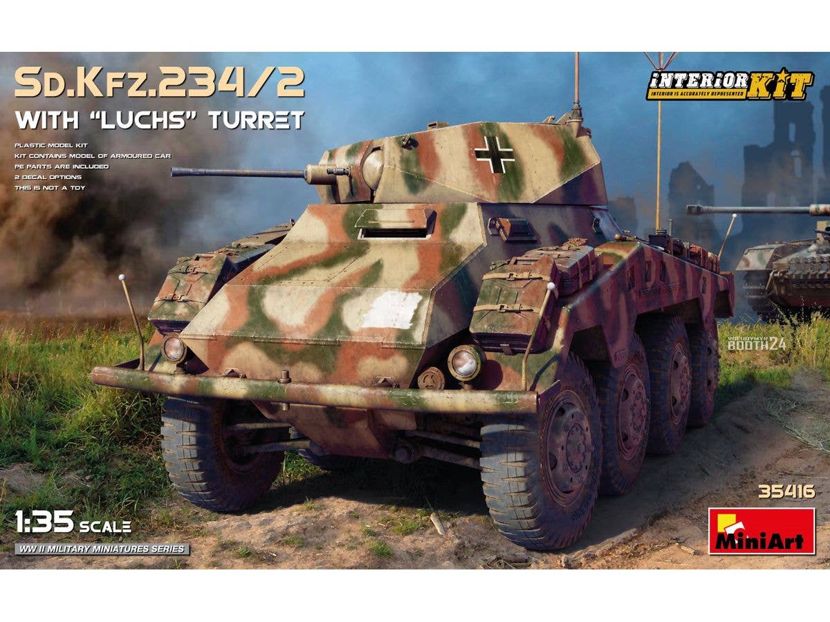 Sd.Kfz.234/2 with Luchs Turret (Interior Kit)