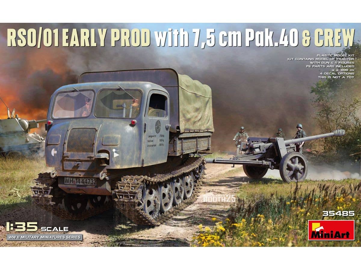 RSO/01 EARLY PROD. with 7,5 cm Pak.40 & CREW