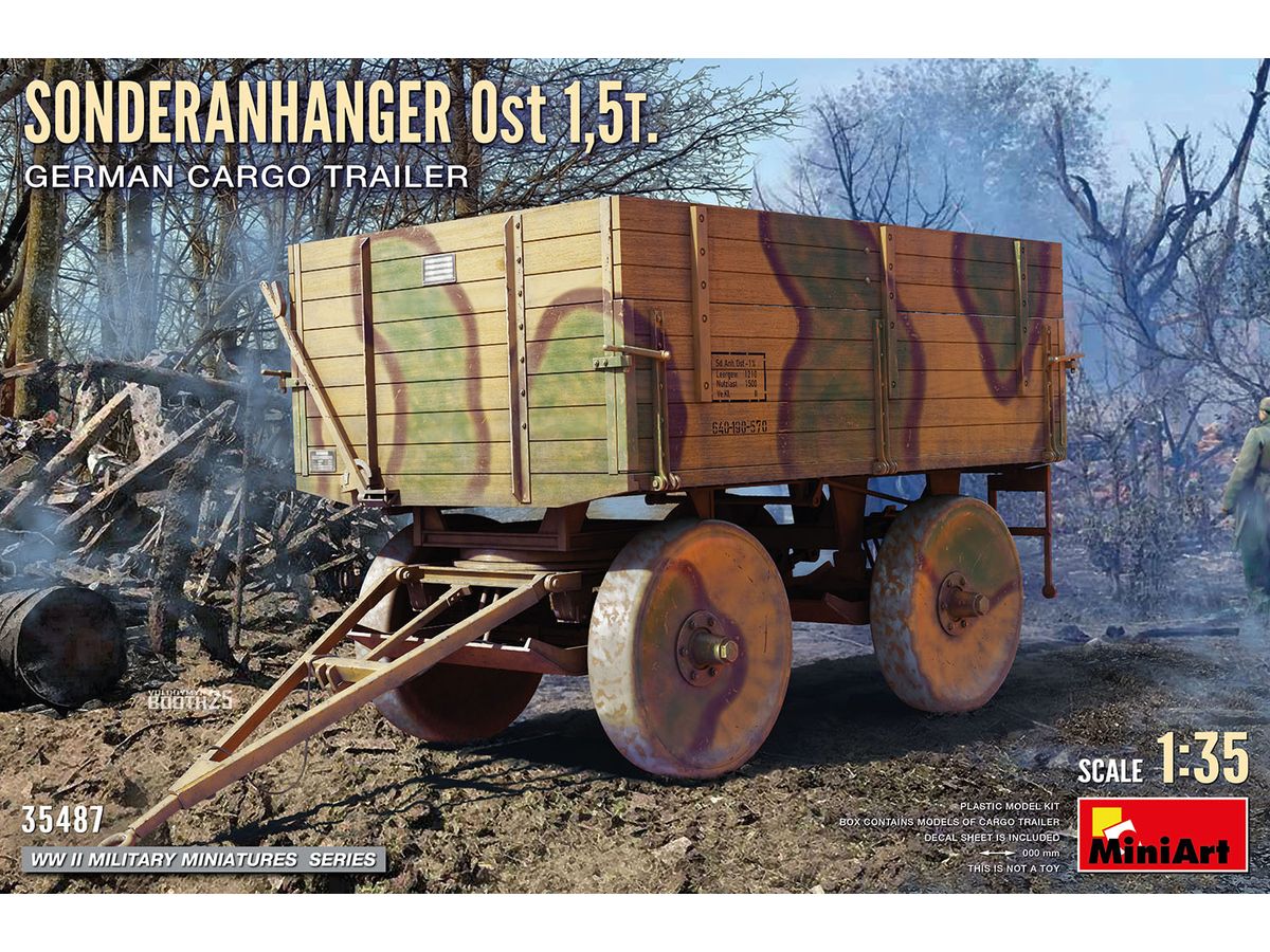 Sonderanhanger Ost 1.5t. German Cargo Trailer