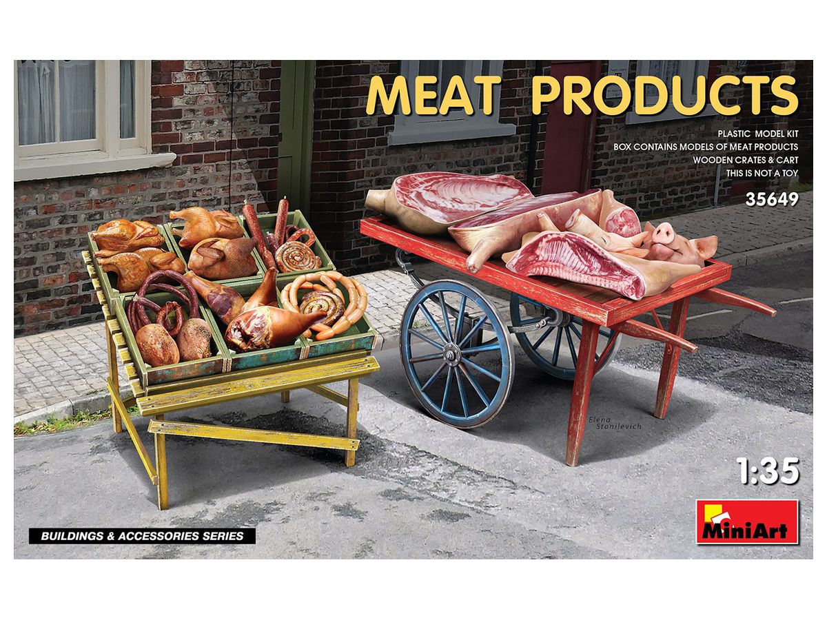 Meat Products and Market Carts