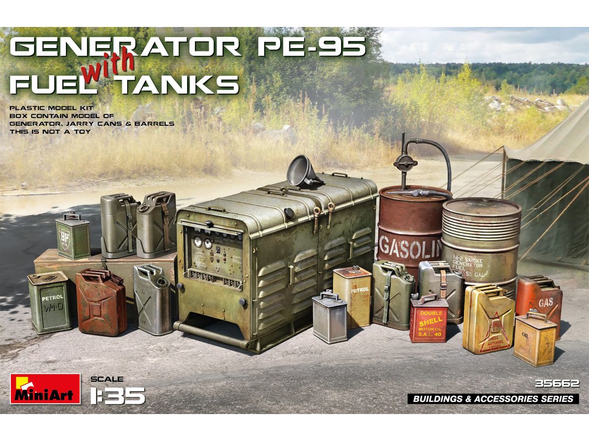 Generator PE-95 with Fuel Tanks