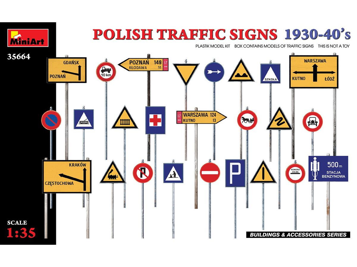 Polish Traffic Signs 1930-40's